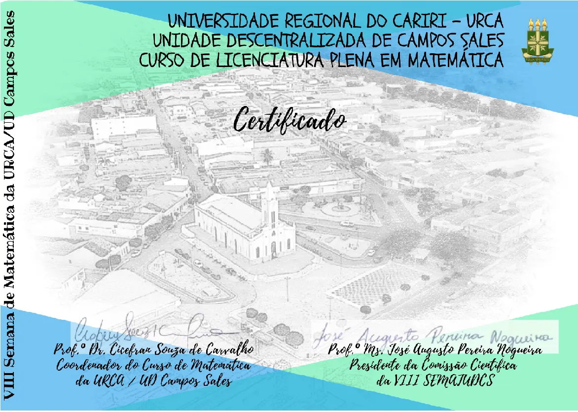 VIII Semana da Matemática da URCA/UD Campos Sales