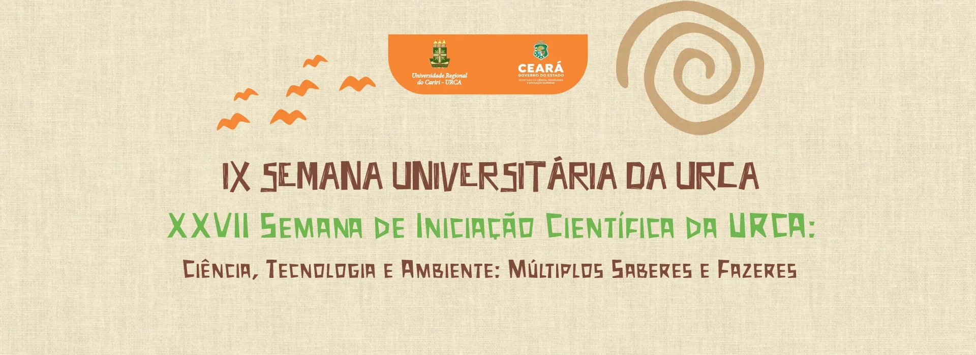IX SEMANA UNIVERSITÁRIA DA URCA – XXVII Semana de Iniciação Científica da URCA