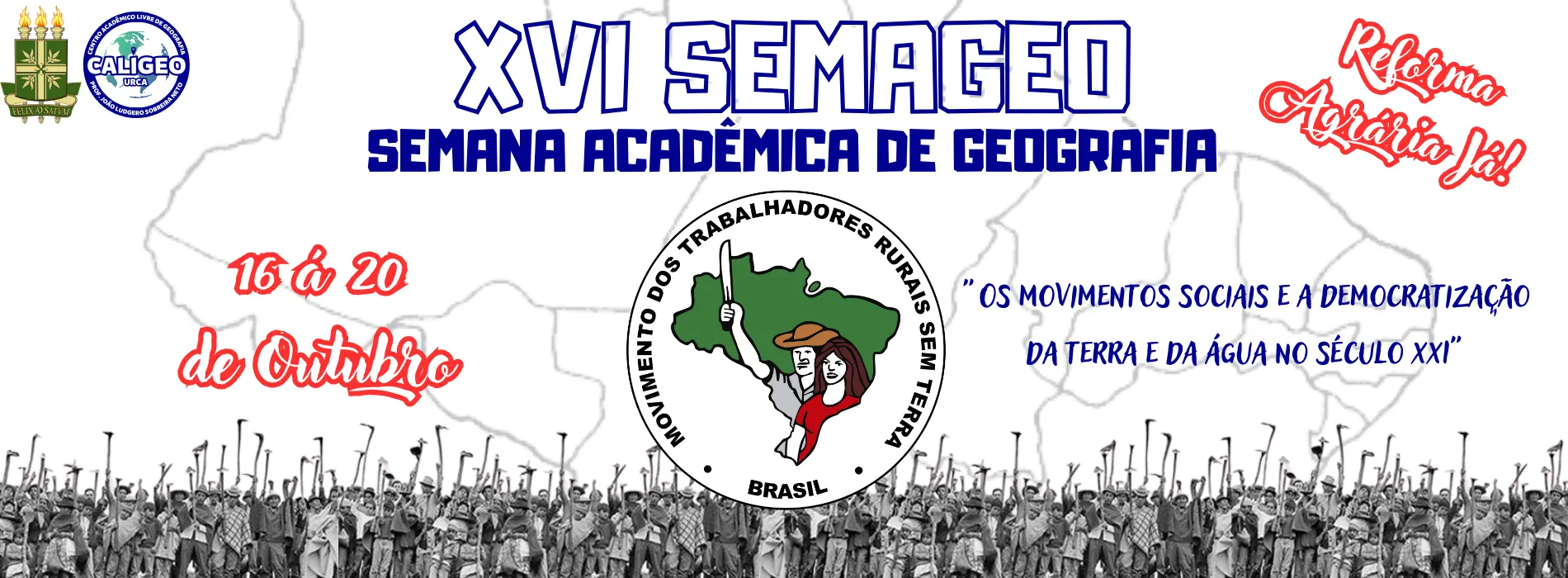 XVI SEMANA ACADÊMICA DE GEOGRAFIA - SEMAGEO 2023