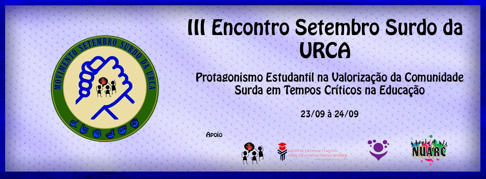 III Encontro Setembro Surdo da URCA
